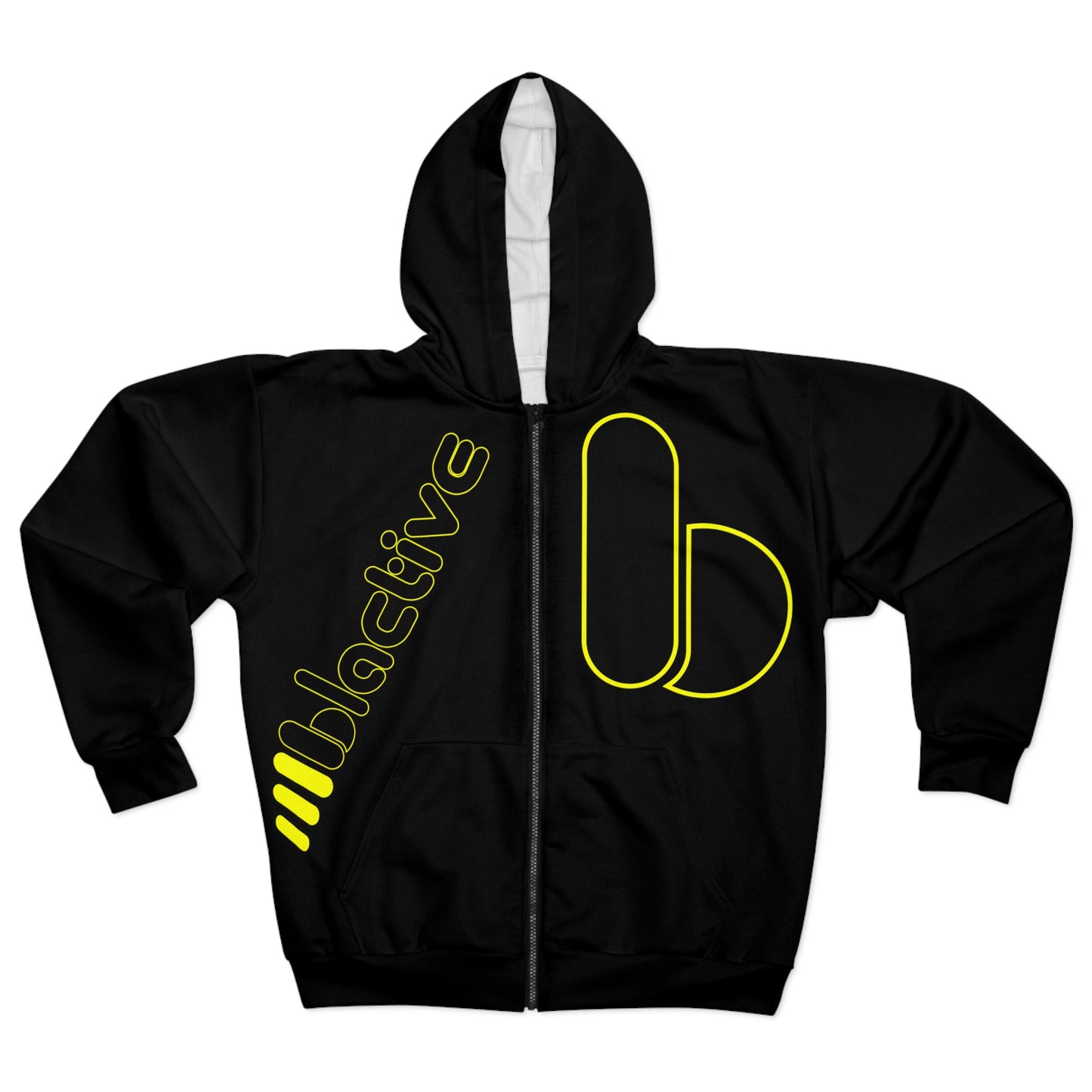 Blactive Unisex Zip Hoodie