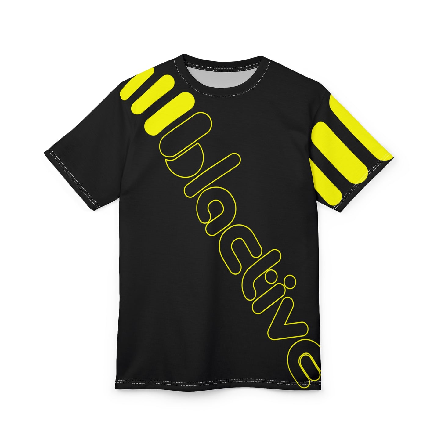 Blactive Graphic Unisex Tee, Sporty Shirt, Activewear Top, Street Style Apparel, Gift for Him/Her, Fitness Event Wear, Summer Fashion