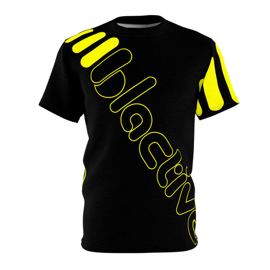 Blactive Graphic Unisex Tee, Sporty Shirt, Activewear Top, Street Style Apparel, Gift for Him/Her, Fitness Event Wear, Summer Fashion