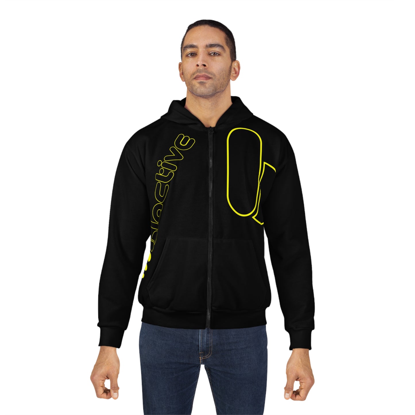 Blactive Unisex Zip Hoodie
