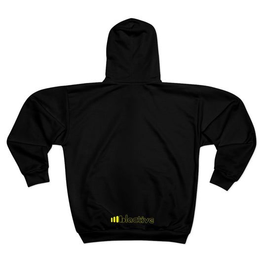 Blactive Unisex Zip Hoodie